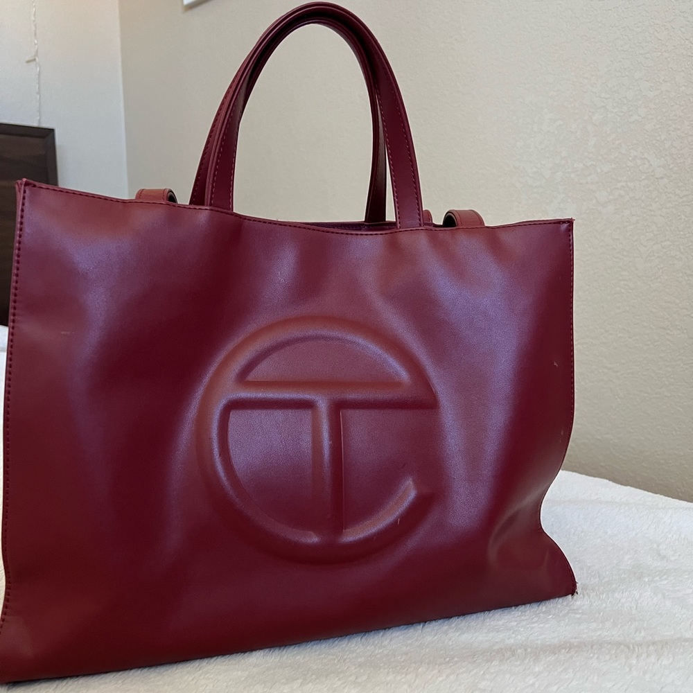 Telfar Oxblood Medium Shopper